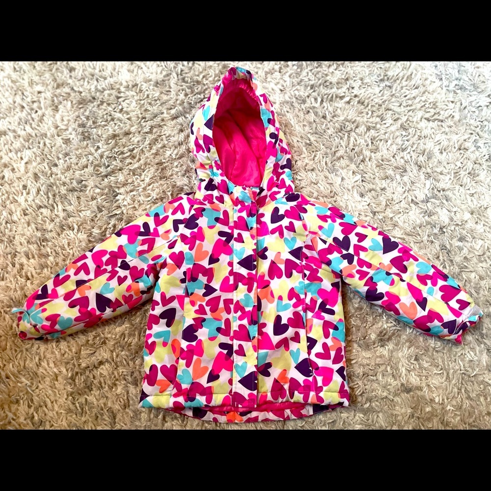Winter Jacket Hearts Children's Place Girls Size 4